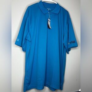 Golf Tour Short-Sleeve Polo Shirt - Blue